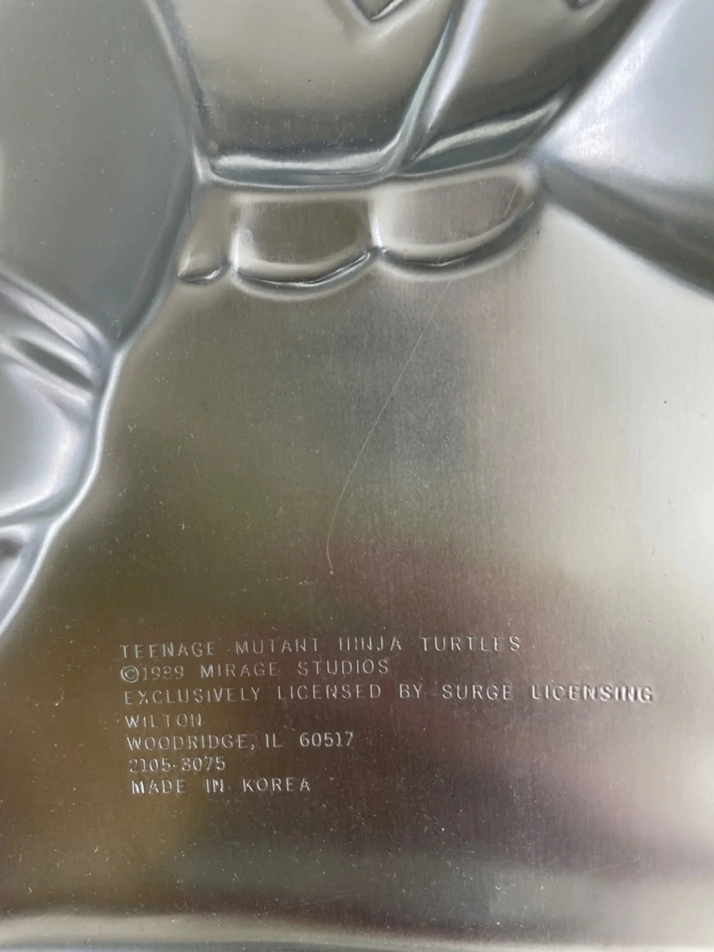 Wilton Silver Teenage Mutant Ninja Turtle Character Cake Pan